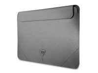 Guess Saffiano Triangle Logo case for a 14" laptop - silver Guess Saffiano Triangle Logo case for a 14" laptop - silver