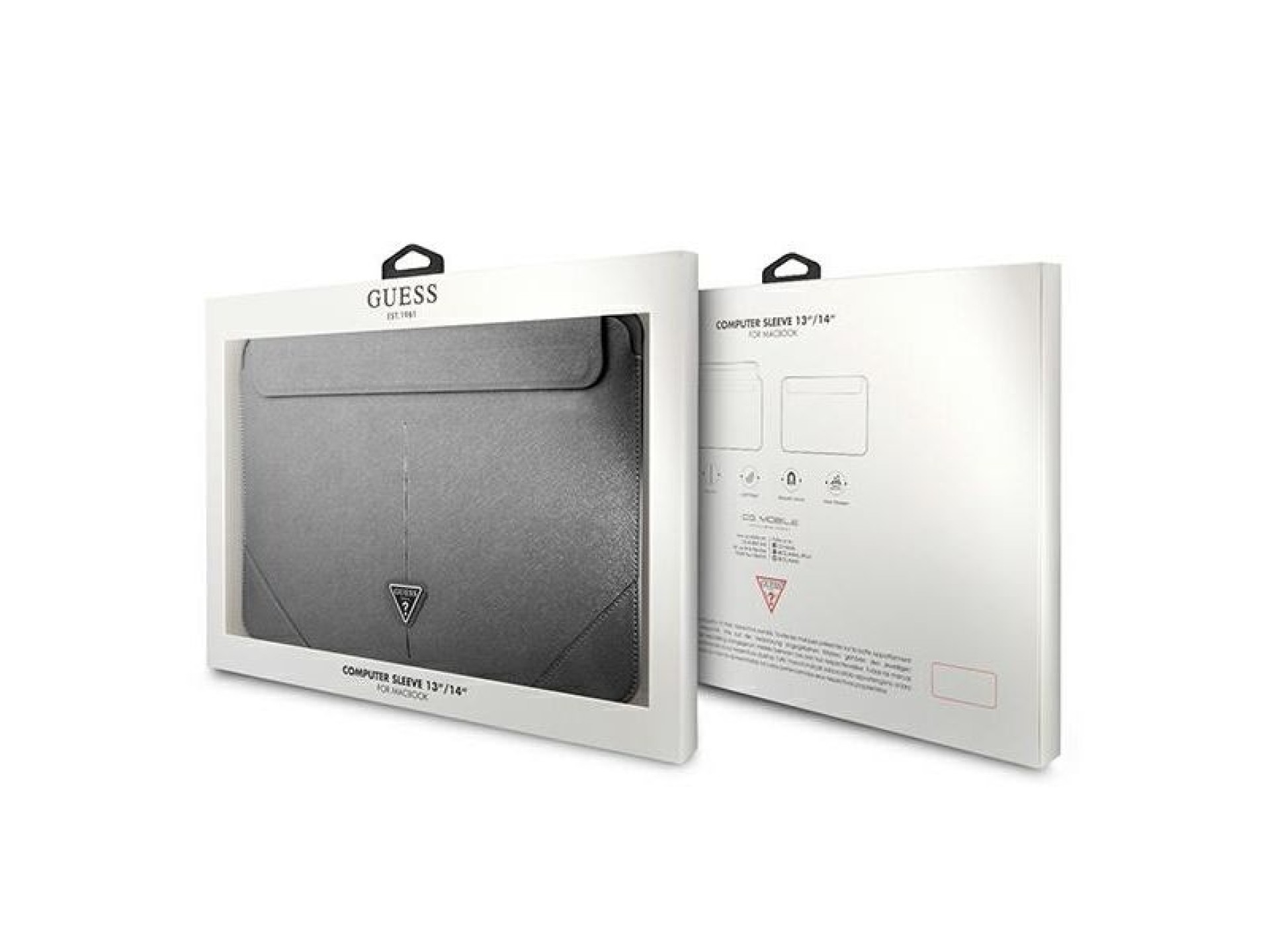 Guess Saffiano Triangle Logo case for a 14
