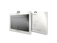 Guess Saffiano Triangle Logo case for a 14" laptop - silver Guess Saffiano Triangle Logo case for a 14" laptop - silver