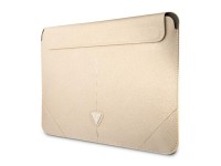 Capa Guess Saffiano Triangle Logo para laptop de 14" - bege Capa Guess Saffiano Triangle Logo para laptop de 14" - bege