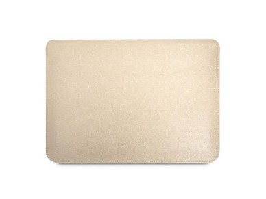 Guess Saffiano Triangle Logo case for a 16" laptop - beige Guess Saffiano Triangle Logo case for a 16" laptop - beige