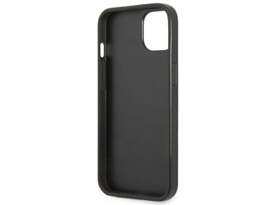 Guess GUHCP13SPSATLK iPhone 13 mini 5,4 "black / black hardcase SaffianoTriangle Logo