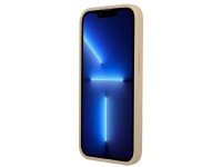 Guess GUHCP13SPSATLE iPhone 13 mini 5,4" bege / capa rígida bege Saffiano com logotipo triangular Guess GUHCP13SPSATLE iPhone 13 mini 5,4" bege / capa rígida bege Saffiano com logotipo triangular