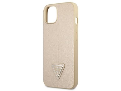 Guess GUHCP13SPSATLE iPhone 13 mini 5,4 "beige / beige hardcase SaffianoTriangle Logo Guess GUHCP13SPSATLE iPhone 13 mini 5,4 "beige / beige hardcase SaffianoTriangle Logo