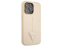 Funda rígida Guess GUHCP13LPSATLE para iPhone 13 Pro / 13 de 6,1" color beige/beige con logo triangu Funda rígida Guess GUHCP13LPSATLE para iPhone 13 Pro / 13 de 6,1" color beige/beige con logo triangu