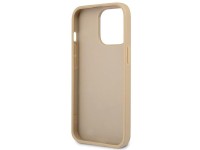 Funda rígida Guess GUHCP13LPSATLE para iPhone 13 Pro / 13 de 6,1" color beige/beige con logo triangu Funda rígida Guess GUHCP13LPSATLE para iPhone 13 Pro / 13 de 6,1" color beige/beige con logo triangu