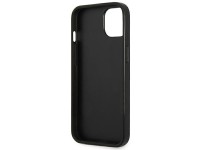 Guess GUHCP13SPSATLG iPhone 13 mini 5,4" prata / capa rígida prateada Saffiano com logotipo triangul Guess GUHCP13SPSATLG iPhone 13 mini 5,4" prata / capa rígida prateada Saffiano com logotipo triangul