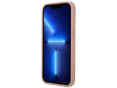 Guess GUHCP13LPSATLP iPhone 13 Pro / 13 6.1" pink/pink hardcase SaffianoTriangle Logo Guess GUHCP13LPSATLP iPhone 13 Pro / 13 6.1" pink/pink hardcase SaffianoTriangle Logo