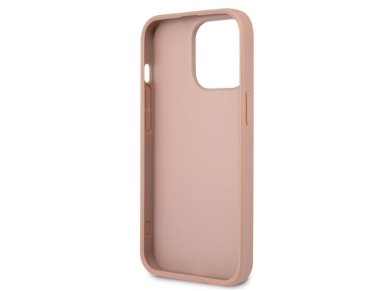 Guess GUHCP13LPSATLP iPhone 13 Pro / 13 6.1" pink/pink hardcase SaffianoTriangle Logo Guess GUHCP13LPSATLP iPhone 13 Pro / 13 6.1" pink/pink hardcase SaffianoTriangle Logo