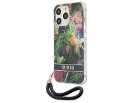 Capa rígida azul/azul com estampa de flores Guess GUHCP13LHFLSB para iPhone 13 Pro / 13 de 6,1". Capa rígida azul/azul com estampa de flores Guess GUHCP13LHFLSB para iPhone 13 Pro / 13 de 6,1".