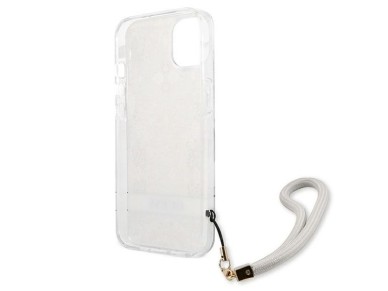 Guess GUHCP13SHFLSD iPhone 13 mini 5.4" gold/gold hardcase Flower Strap Guess GUHCP13SHFLSD iPhone 13 mini 5.4" gold/gold hardcase Flower Strap
