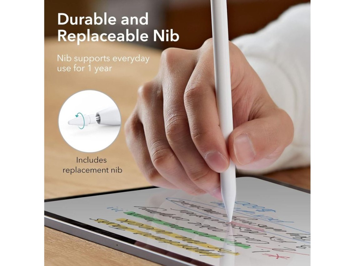 Lápiz óptico magnético ESR Digital+ para iPad - Blanco