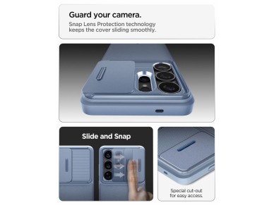 Funda Spigen Optik Armor para Samsung Galaxy S26 Ultra - Azul
