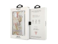 Capa rígida roxa/roxa com estampa de flores Guess GUHCP13SHFLSU para iPhone 13 mini 5.4". Capa rígida roxa/roxa com estampa de flores Guess GUHCP13SHFLSU para iPhone 13 mini 5.4".