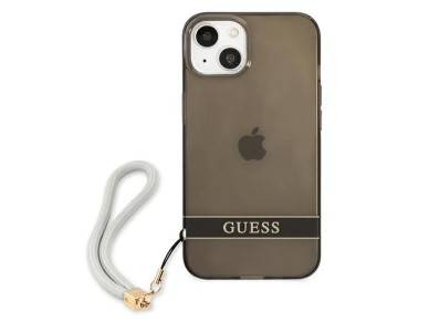 Guess GUHCP13SHTSGSK iPhone 13 mini 5.4" black/black hardcase Translucent Stap Guess GUHCP13SHTSGSK iPhone 13 mini 5.4" black/black hardcase Translucent Stap