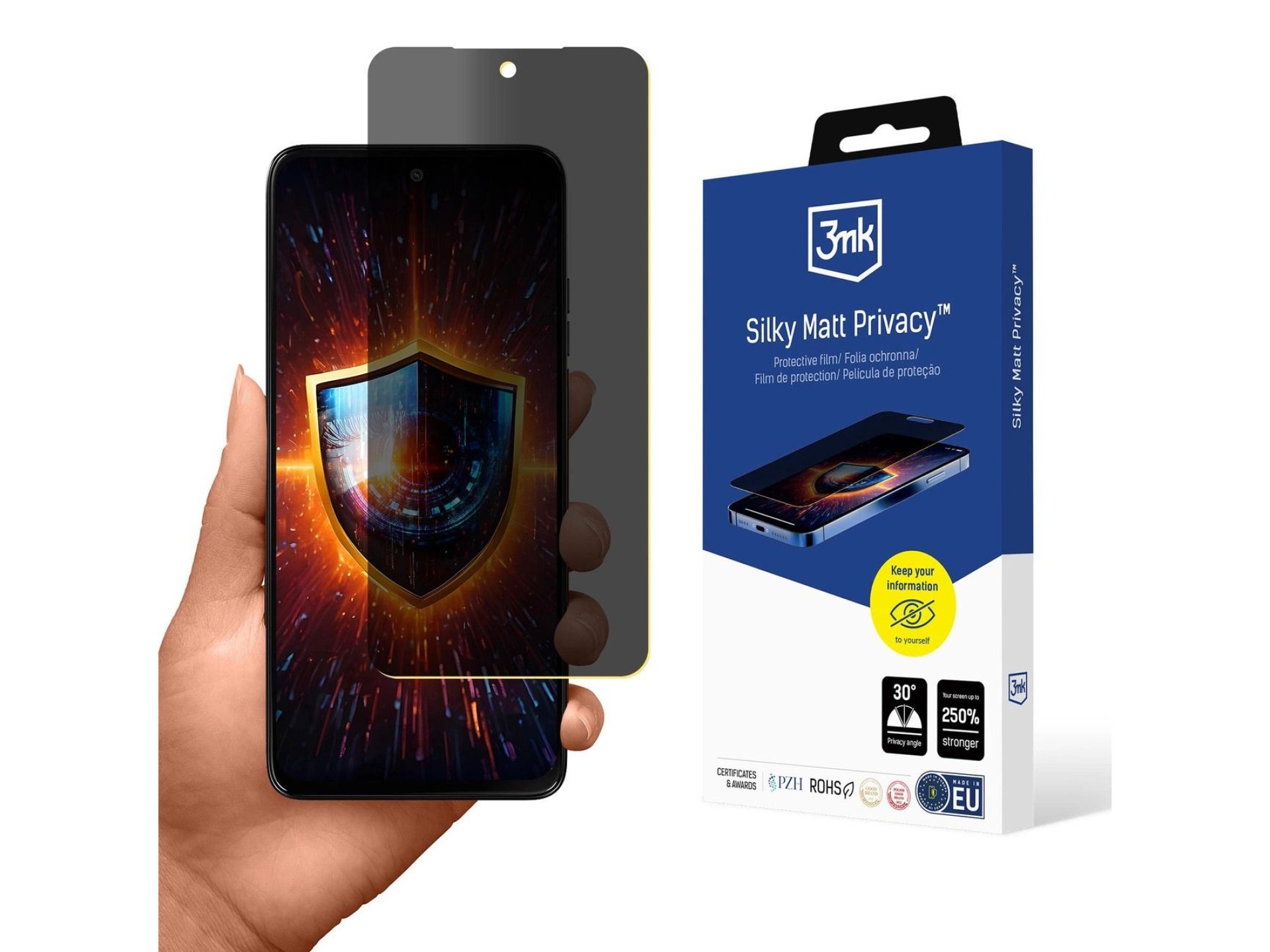 Privacy Film 3mk Silky Matt Privacy for Motorola Moto G15 / G15 Power