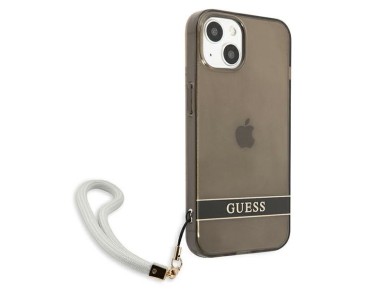 Guess GUHCP13SHTSGSK iPhone 13 mini 5.4" black/black hardcase Translucent Stap Guess GUHCP13SHTSGSK iPhone 13 mini 5.4" black/black hardcase Translucent Stap