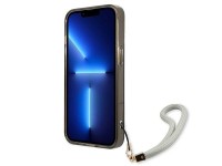 Funda rígida translúcida Guess GUHCP13SHTSGSK para iPhone 13 mini de 5,4" en color negro/negro. Funda rígida translúcida Guess GUHCP13SHTSGSK para iPhone 13 mini de 5,4" en color negro/negro.