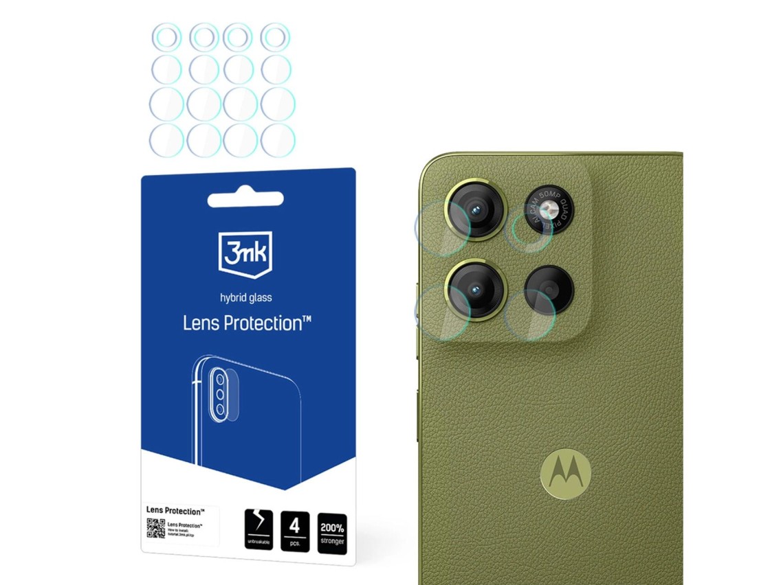 3mk Lens Protection Hybrid Camera Lens Glass for Motorola Moto G15 / G15 Power