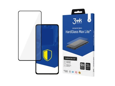 Cristal templado 3mk HardGlass Max Lite negro para Xiaomi Redmi Note 14 PRO / 14 PRO+ 5G