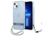 Guess GUHCP13SHTSGSB iPhone 13 mini 5,4 "blue / blue hardcase Translucent Stap Guess GUHCP13SHTSGSB iPhone 13 mini 5,4 "blue / blue hardcase Translucent Stap
