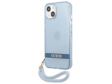 Guess GUHCP13SHTSGSB iPhone 13 mini 5,4 "blue / blue hardcase Translucent Stap Guess GUHCP13SHTSGSB iPhone 13 mini 5,4 "blue / blue hardcase Translucent Stap
