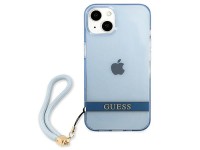 Guess GUHCP13SHTSGSB iPhone 13 mini 5,4 "blue / blue hardcase Translucent Stap Guess GUHCP13SHTSGSB iPhone 13 mini 5,4 "blue / blue hardcase Translucent Stap