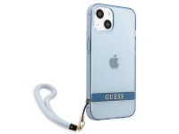 Guess GUHCP13SHTSGSB iPhone 13 mini 5,4 "blue / blue hardcase Translucent Stap Guess GUHCP13SHTSGSB iPhone 13 mini 5,4 "blue / blue hardcase Translucent Stap