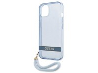 Guess GUHCP13SHTSGSB iPhone 13 mini 5,4 "blue / blue hardcase Translucent Stap Guess GUHCP13SHTSGSB iPhone 13 mini 5,4 "blue / blue hardcase Translucent Stap