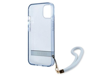 Guess GUHCP13SHTSGSB iPhone 13 mini 5,4 "blue / blue hardcase Translucent Stap Guess GUHCP13SHTSGSB iPhone 13 mini 5,4 "blue / blue hardcase Translucent Stap