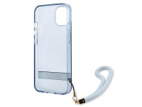 Capa Guess GUHCP13MHTSGSB para iPhone 13 6.1 "azul / capa r�gida azul com al�a transl�cida