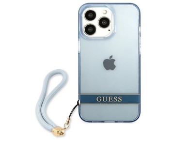 Guess GUHCP13LHTSGSB iPhone 13 Pro / 13 6,1 "blue / blue hardcase Translucent Stap Guess GUHCP13LHTSGSB iPhone 13 Pro / 13 6,1 "blue / blue hardcase Translucent Stap