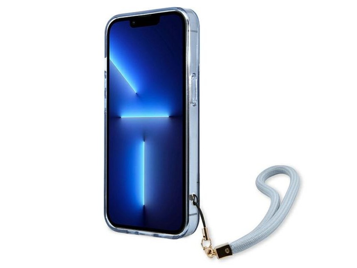Guess GUHCP13LHTSGSB iPhone 13 Pro / 13 6,1 "blue / blue hardcase Translucent Stap
