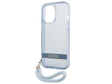Guess GUHCP13LHTSGSB iPhone 13 Pro / 13 6,1 "blue / blue hardcase Translucent Stap Guess GUHCP13LHTSGSB iPhone 13 Pro / 13 6,1 "blue / blue hardcase Translucent Stap