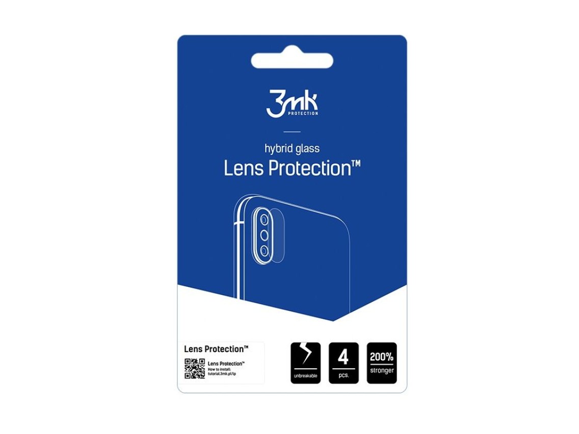 Lente de proteção híbrida 3mk para OnePlus 13R