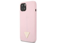 Capa rígida de silicone triangular roxa/roxa Guess GUHCP13SSLTGU para iPhone 13 mini 5.4" Capa rígida de silicone triangular roxa/roxa Guess GUHCP13SSLTGU para iPhone 13 mini 5.4"