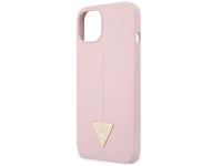 Capa rígida de silicone triangular roxa/roxa Guess GUHCP13SSLTGU para iPhone 13 mini 5.4" Capa rígida de silicone triangular roxa/roxa Guess GUHCP13SSLTGU para iPhone 13 mini 5.4"