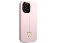 Guess GUHCP13XSLTGU iPhone 13 Pro Max 6.7" purple/purple hardcase Silicone Triangle