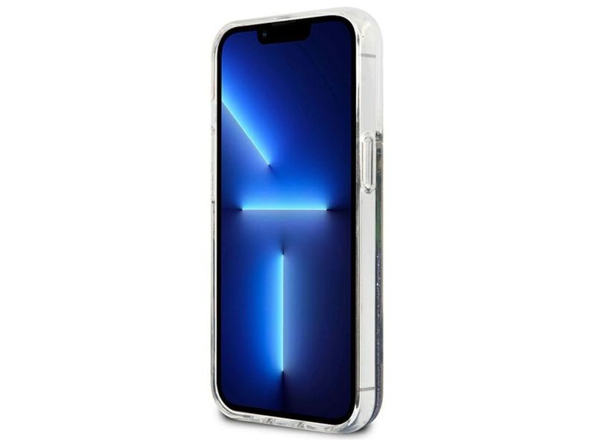 Capa rígida azul/azul Guess GUHCP13LLFLSB para iPhone 13 Pro / 13 de 6,1