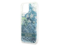 Funda rígida Guess GUHCP13SLFLSN para iPhone 13 mini de 5,4" verde/verde con diseño de flores y purp Funda rígida Guess GUHCP13SLFLSN para iPhone 13 mini de 5,4" verde/verde con diseño de flores y purp