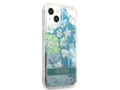Guess GUHCP13MLFLSN iPhone 13 6.1" green/green hardcase Flower Liquid Glitter Guess GUHCP13MLFLSN iPhone 13 6.1" green/green hardcase Flower Liquid Glitter