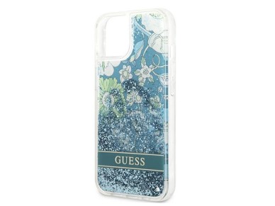 Guess GUHCP13MLFLSN iPhone 13 6.1" green/green hardcase Flower Liquid Glitter Guess GUHCP13MLFLSN iPhone 13 6.1" green/green hardcase Flower Liquid Glitter