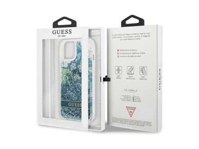 Guess GUHCP13MLFLSN iPhone 13 6.1" green/green hardcase Flower Liquid Glitter Guess GUHCP13MLFLSN iPhone 13 6.1" green/green hardcase Flower Liquid Glitter
