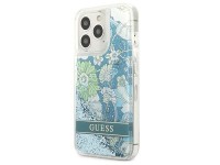 Guess GUHCP13XLFLSN iPhone 13 Pro Max 6.7" green/green hardcase Flower Liquid Glitter Guess GUHCP13XLFLSN iPhone 13 Pro Max 6.7" green/green hardcase Flower Liquid Glitter