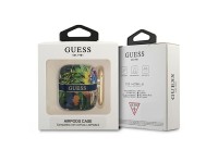 Capa para AirPods Guess GUA2HHFLB azul/azul com alça floral Capa para AirPods Guess GUA2HHFLB azul/azul com alça floral