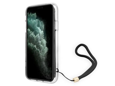 Guess GUOHCN61H4STW iPhone 11 brown/brown hardcase 4G Print Strap Guess GUOHCN61H4STW iPhone 11 brown/brown hardcase 4G Print Strap