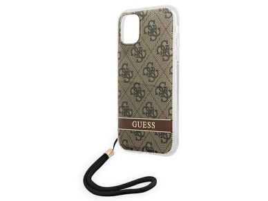 Guess GUOHCN61H4STW iPhone 11 brown/brown hardcase 4G Print Strap Guess GUOHCN61H4STW iPhone 11 brown/brown hardcase 4G Print Strap