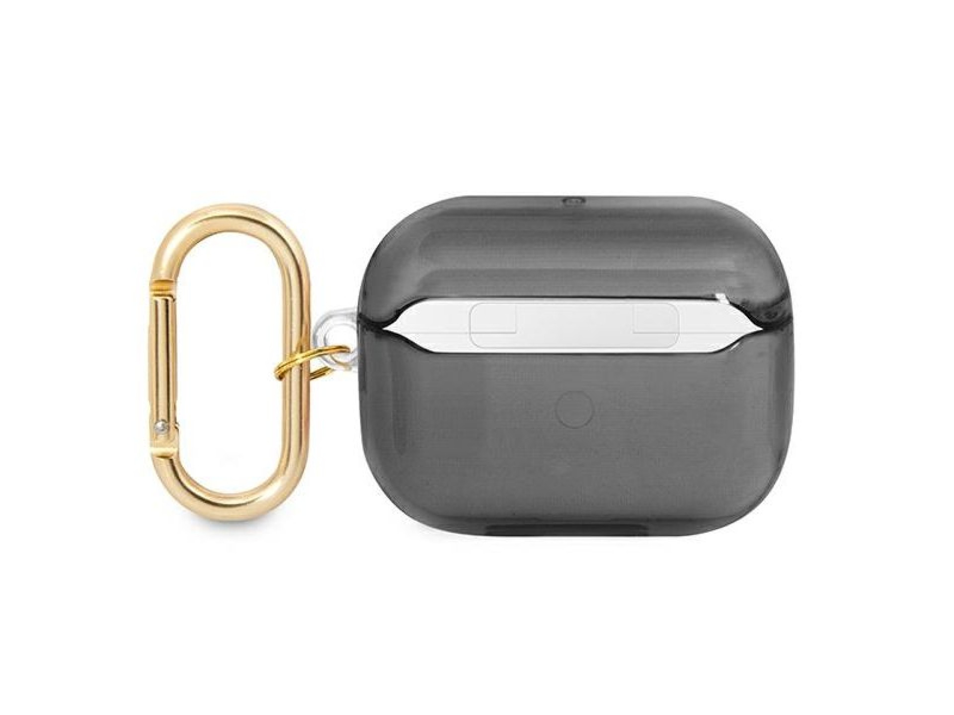 Coleção de capas Guess GUAPHHTSK para AirPods Pro, pretas com alça.
