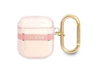 Guess GUA2HHTSP AirPods cover pink/pink Strap Collection Guess GUA2HHTSP AirPods cover pink/pink Strap Collection