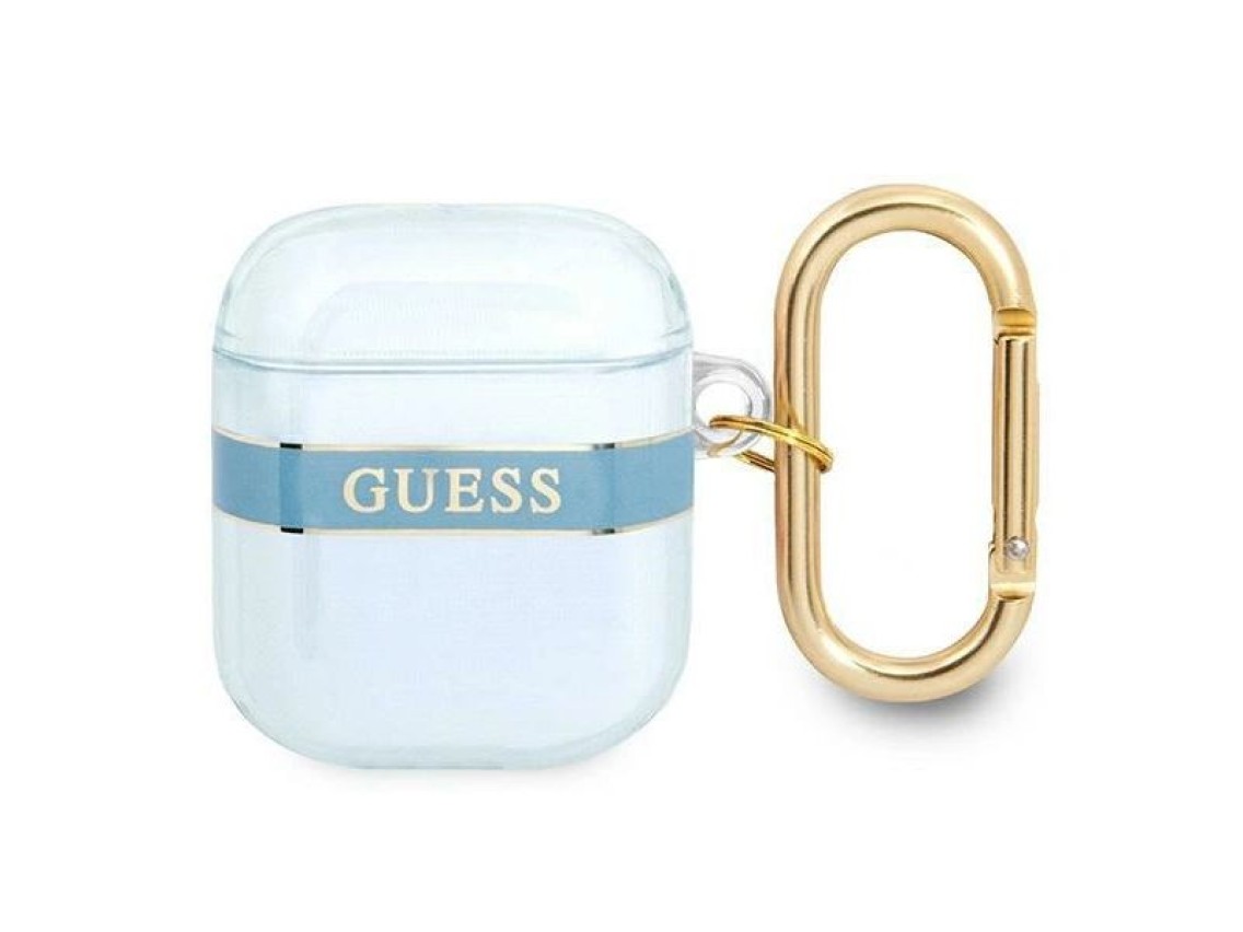 Guess GUA2HHTSB AirPods cover blue/blue Strap Collection